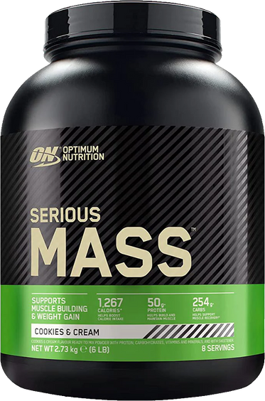 Serious Mass 2730 г – гейнер для набора массы ON