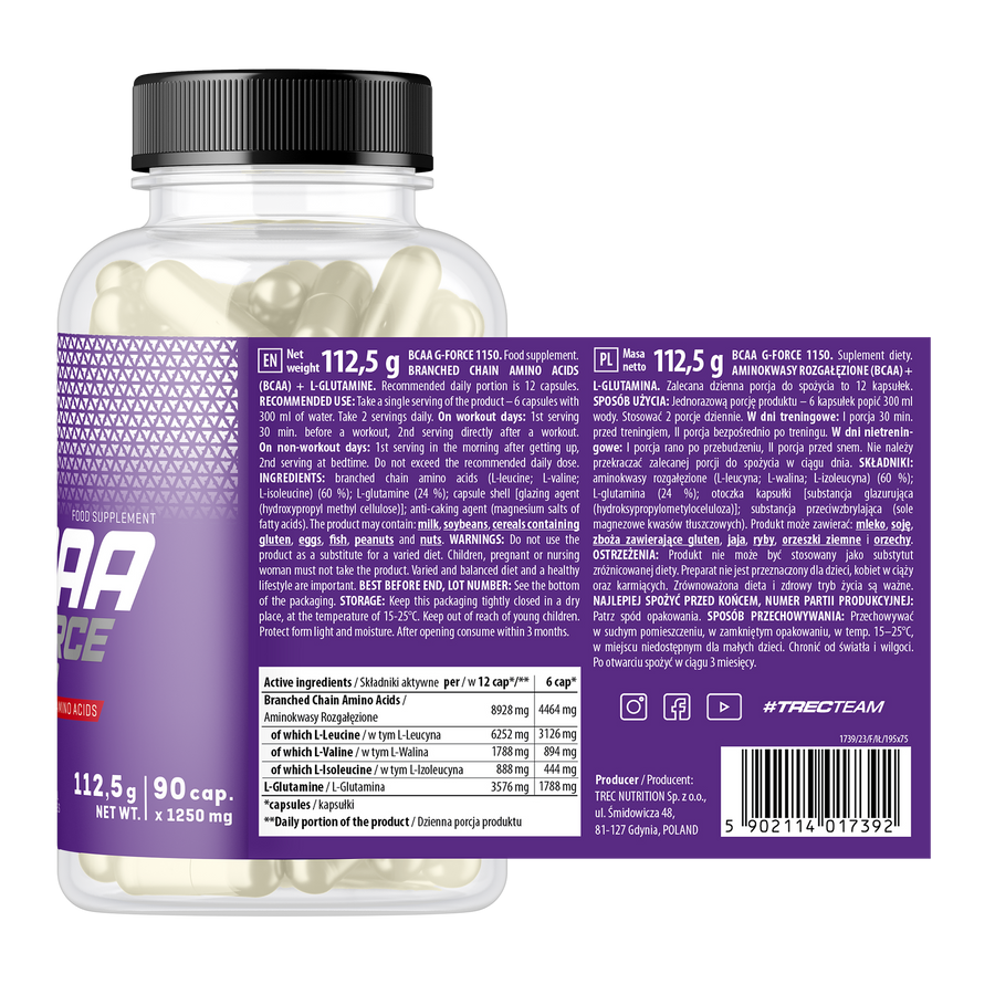 BCAA G-Force для защиты и восстановления мышц