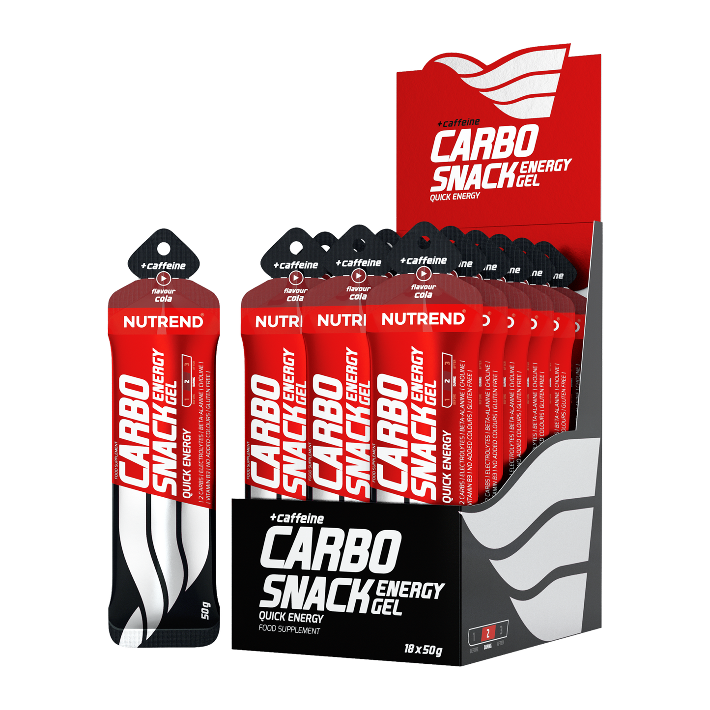 Nt carbosnack with caffeine sachet 50 g cola