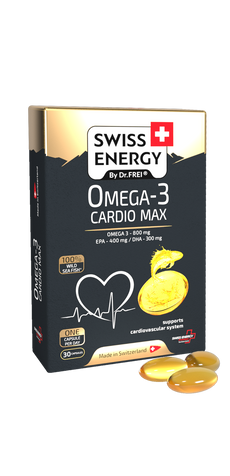 Swiss energy omega-3 cardio max, capsule n30