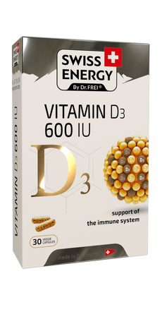 Swiss energy vitamin d3  600 iu.blister, n30