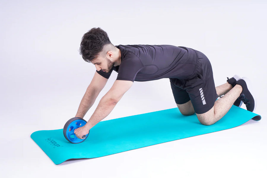 Ролик для пресса LiveUp, универсальный тренажер