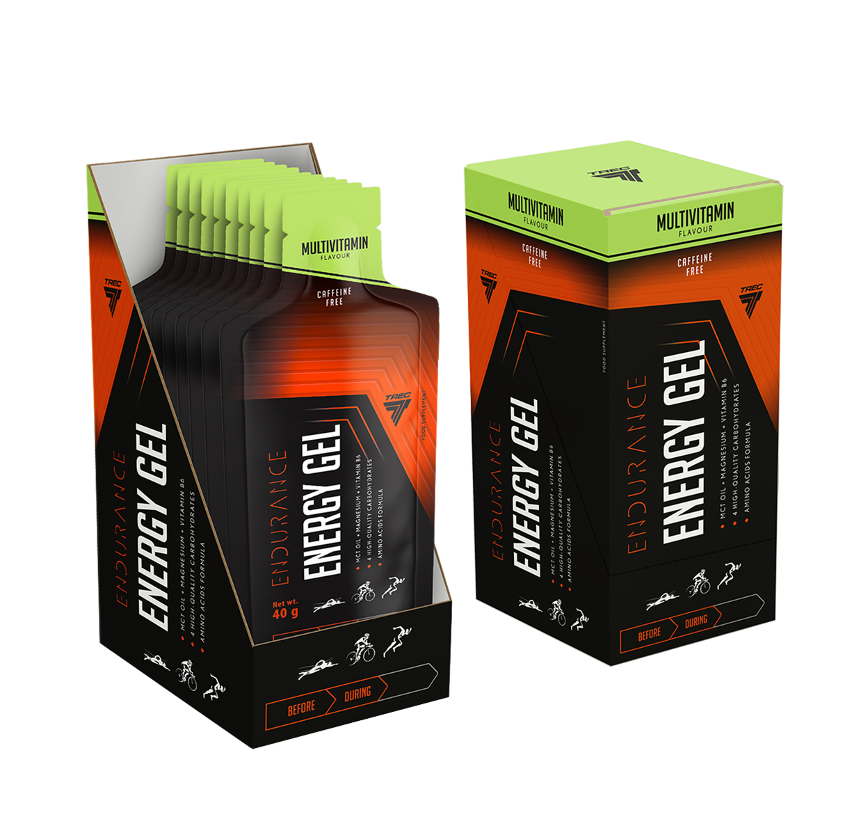 Energy gel 40g orange