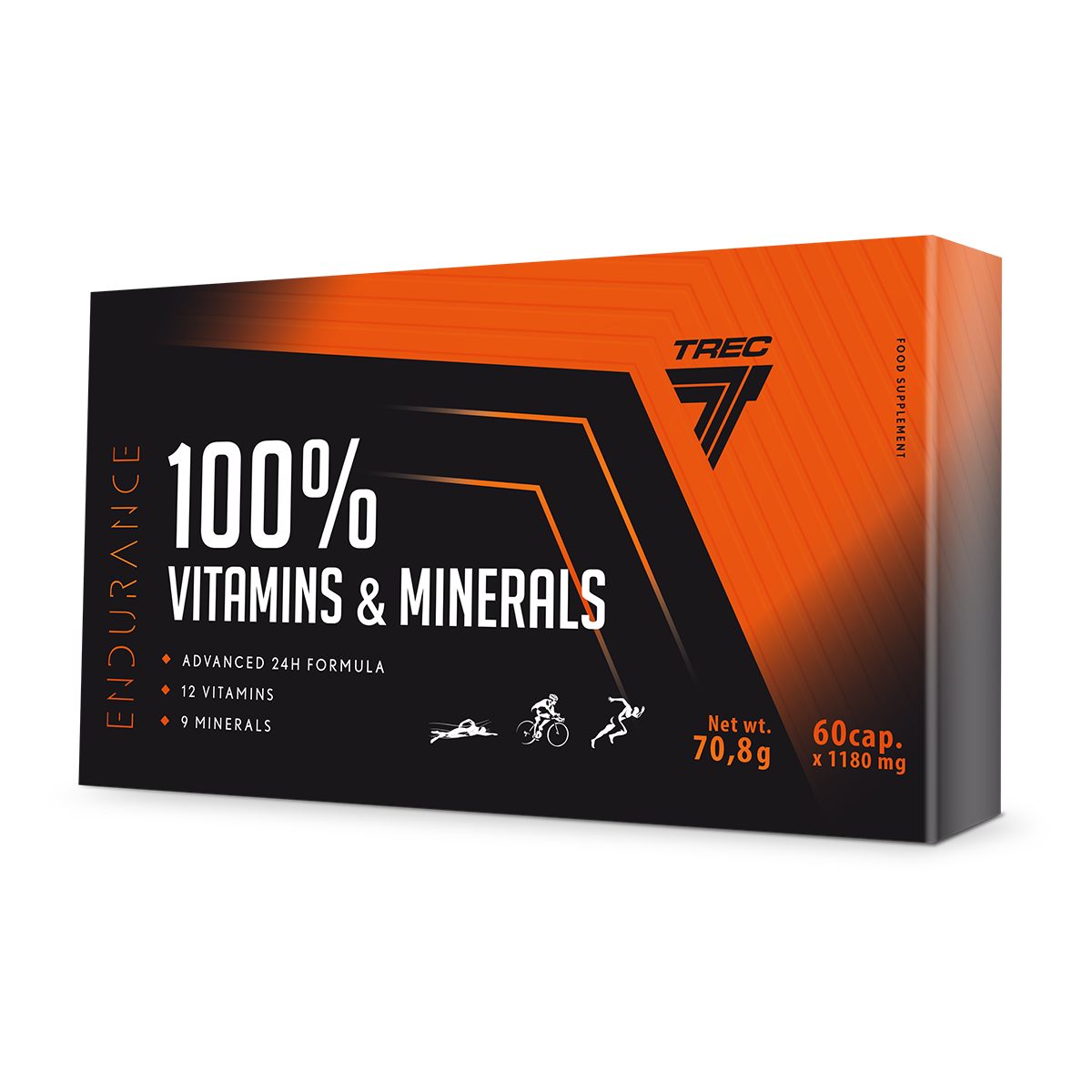 100% VITAMINS & MINERALS 60 caps