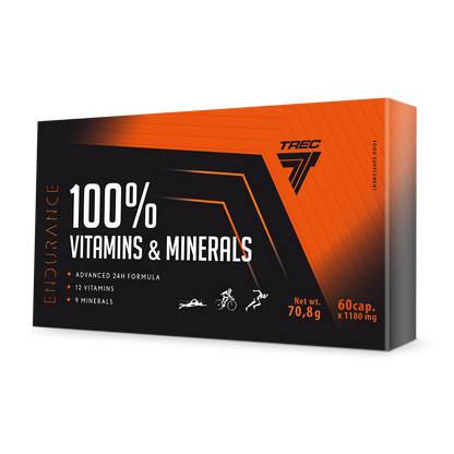 100% VITAMINS & MINERALS 60 caps