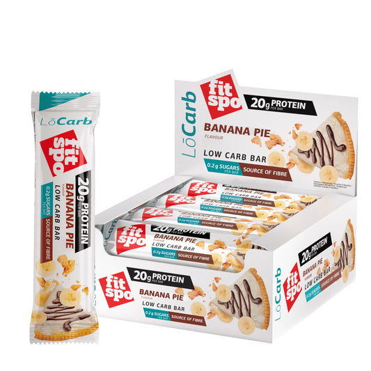 FitSpo Lo Carb Banana Pie — протеиновый батончик без сахара