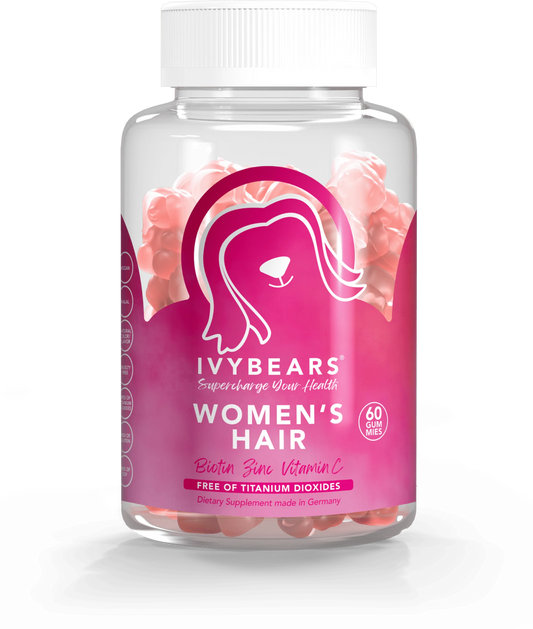 Ivybears women's hair vitamins 60 gummy bear.