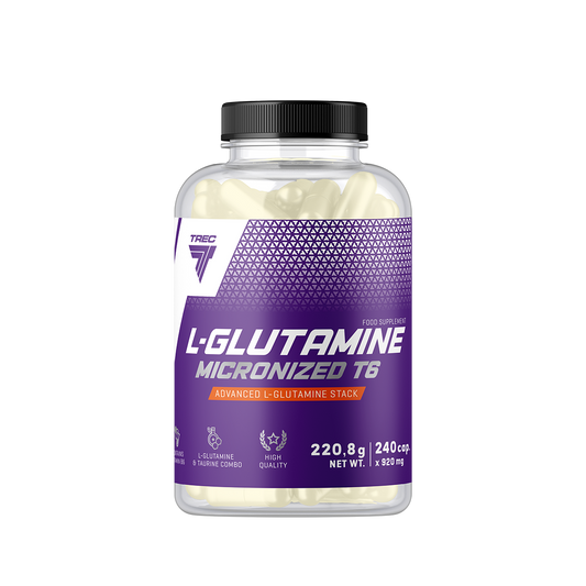 L-glutamine micronized t6 240 capsule