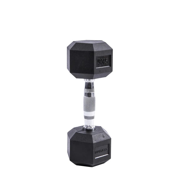 Gantere hexagonale (pereche) Rubber Hex Dumbbells LP8005