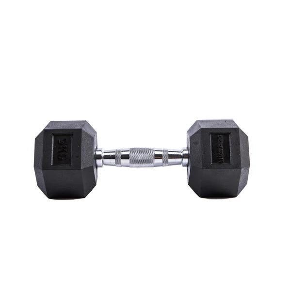 Gantere hexagonale (pereche) Rubber Hex Dumbbells LP8005