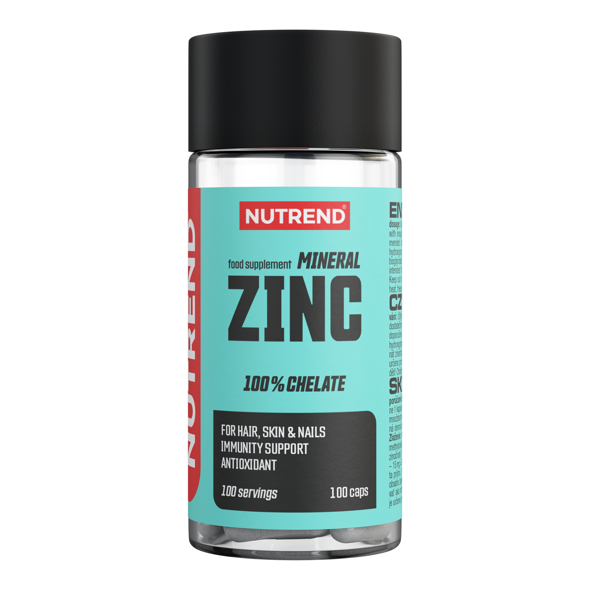 Nt mineral zinc 100% chelate 100 капсул