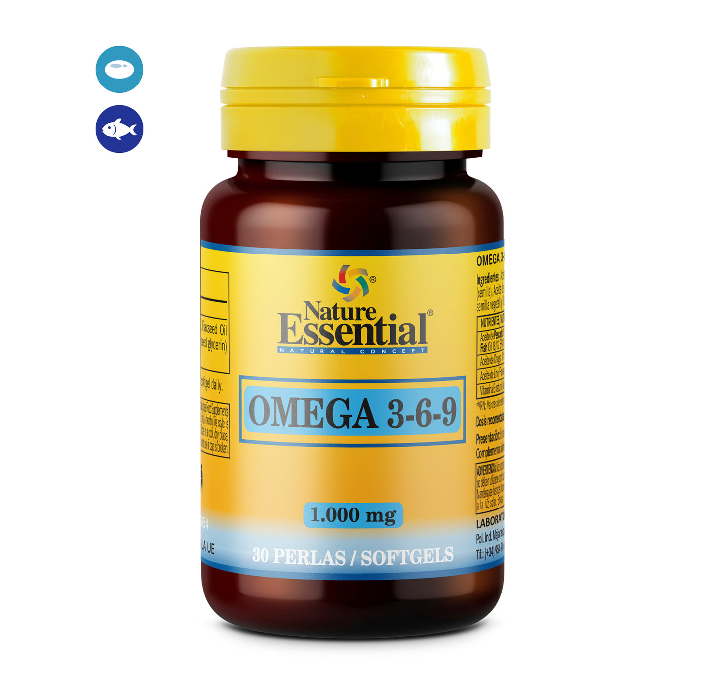 Omega 3-6-9 1000 mg. 30 softgels