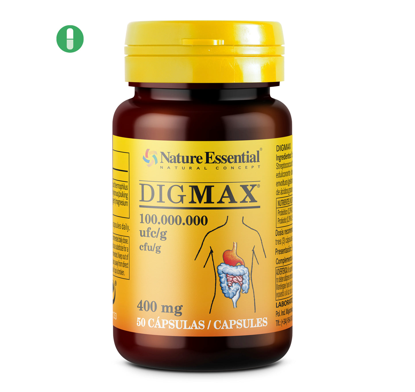 Dig-max® 400 mg. 50 caps.