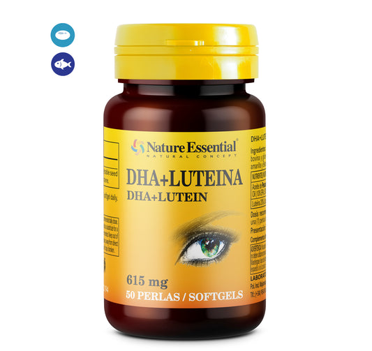 Dha+lutein 615 mg. 50 softgels.