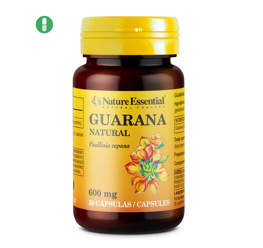 Guarana 600 mg. 50 caps.