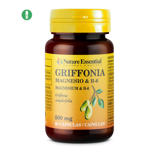 Griffonia 500 mg (5-htp)+ magnesium 60 caps.