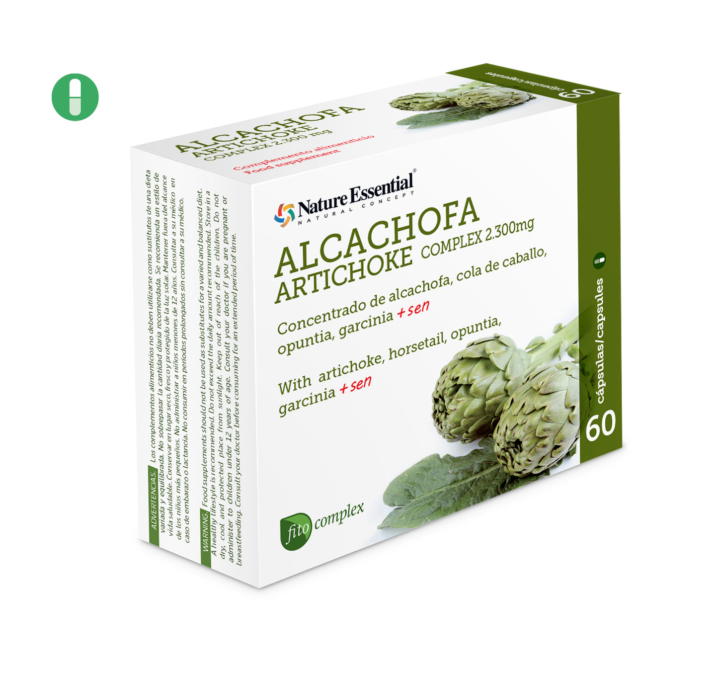 Artichoke (complex) 2300 mg. (dry extract) 60 capsules