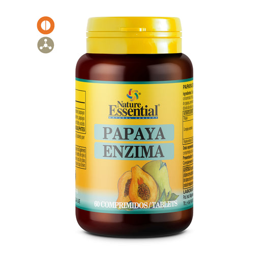 Papaya enzyme. papaina (6.000 usp/mg). 60 tablets.