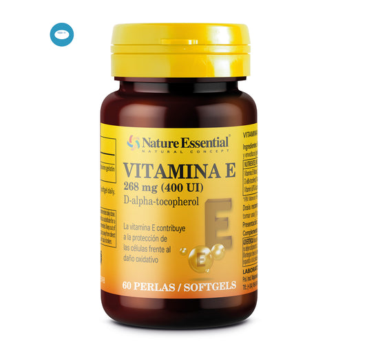 Natural vitamin e-400 iu (d-alfa-tocorefol) softgels.