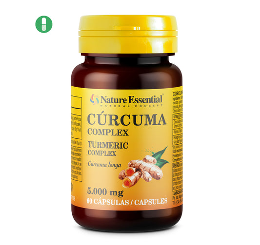 Turmeric 5.000 mg. (95%curcumin) + vit. c. + black pepper 60 caps.