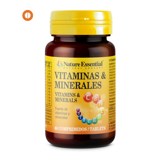 Vitamins & minerales. 60 tablets.