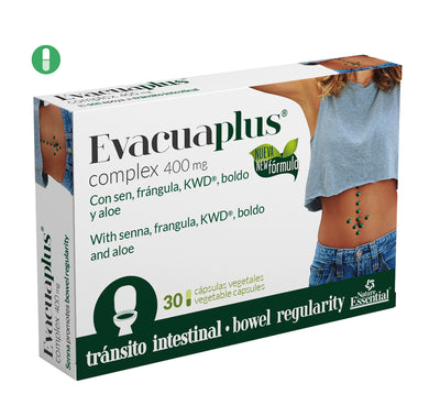 (blister) evacuaplus® (kiwi) 400 mg. vegetable 30 capsules.