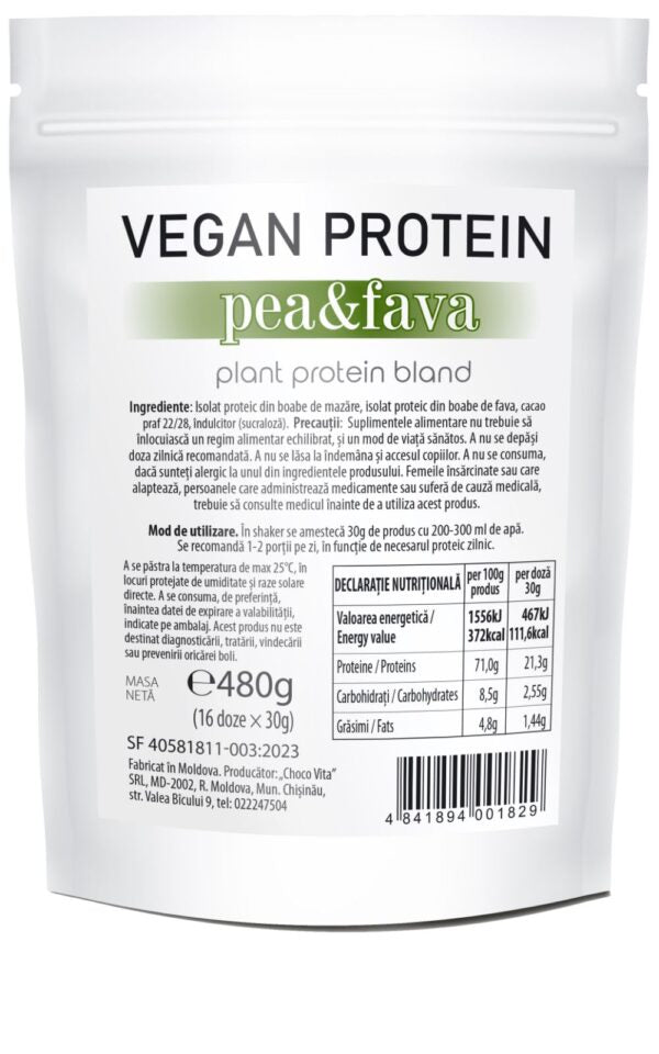 Vegan Protein Pea&Fava 480g