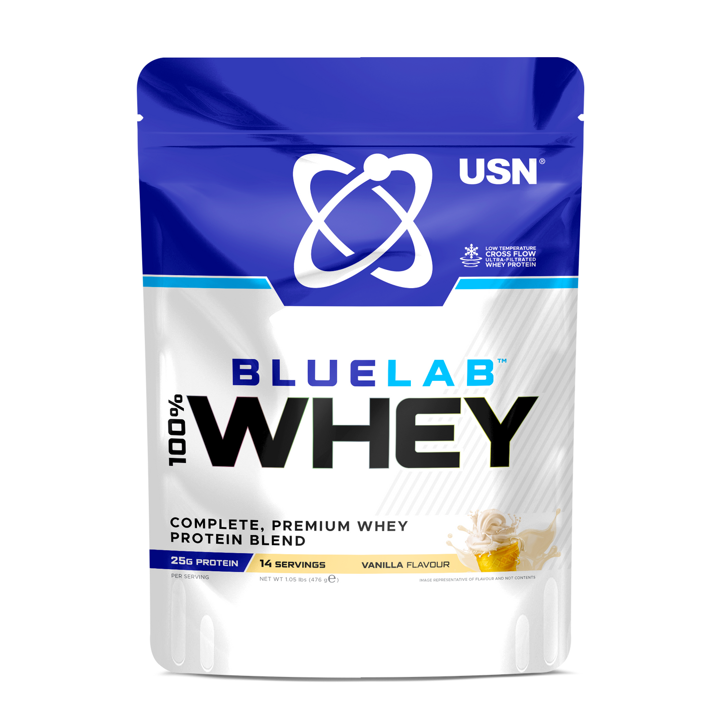 Сывороточный протеин USN Blue Lab Whey для роста мышц