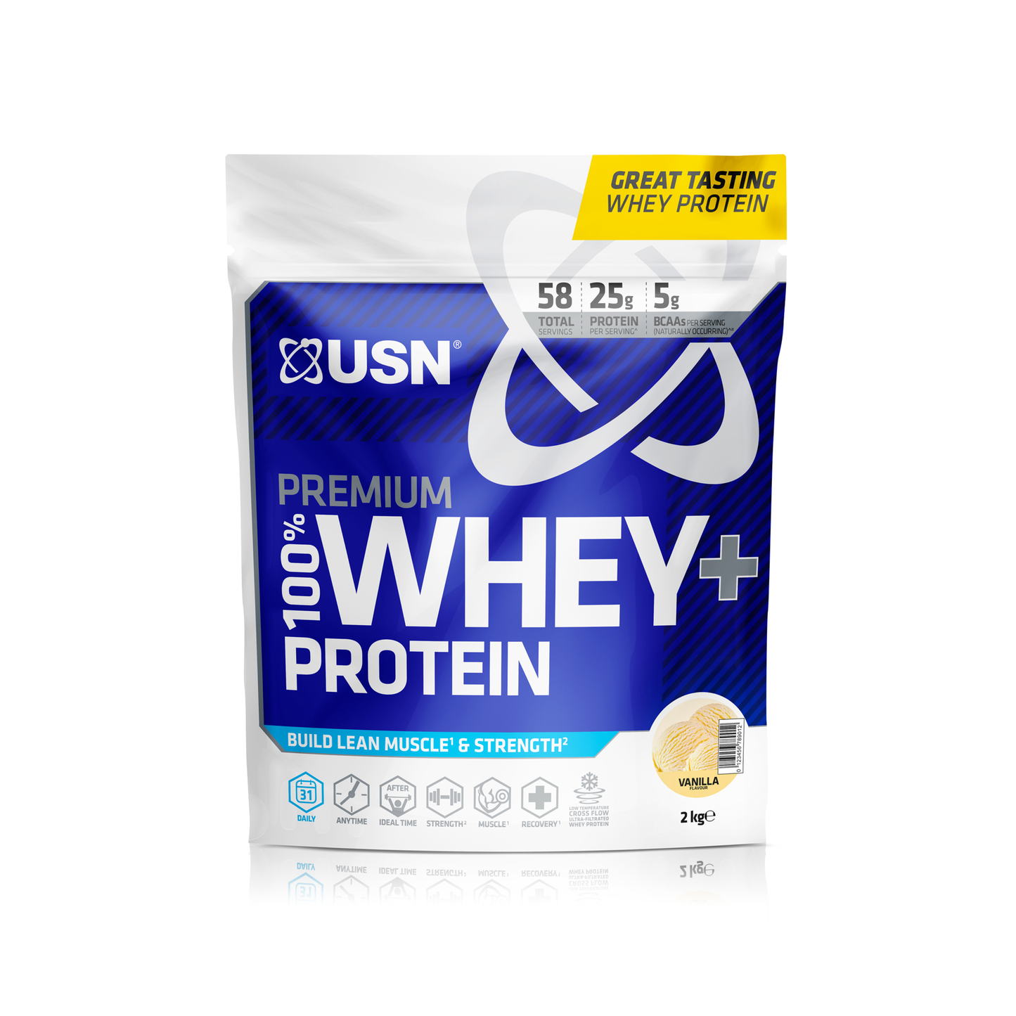 100% Premium Whey Bag 2kg