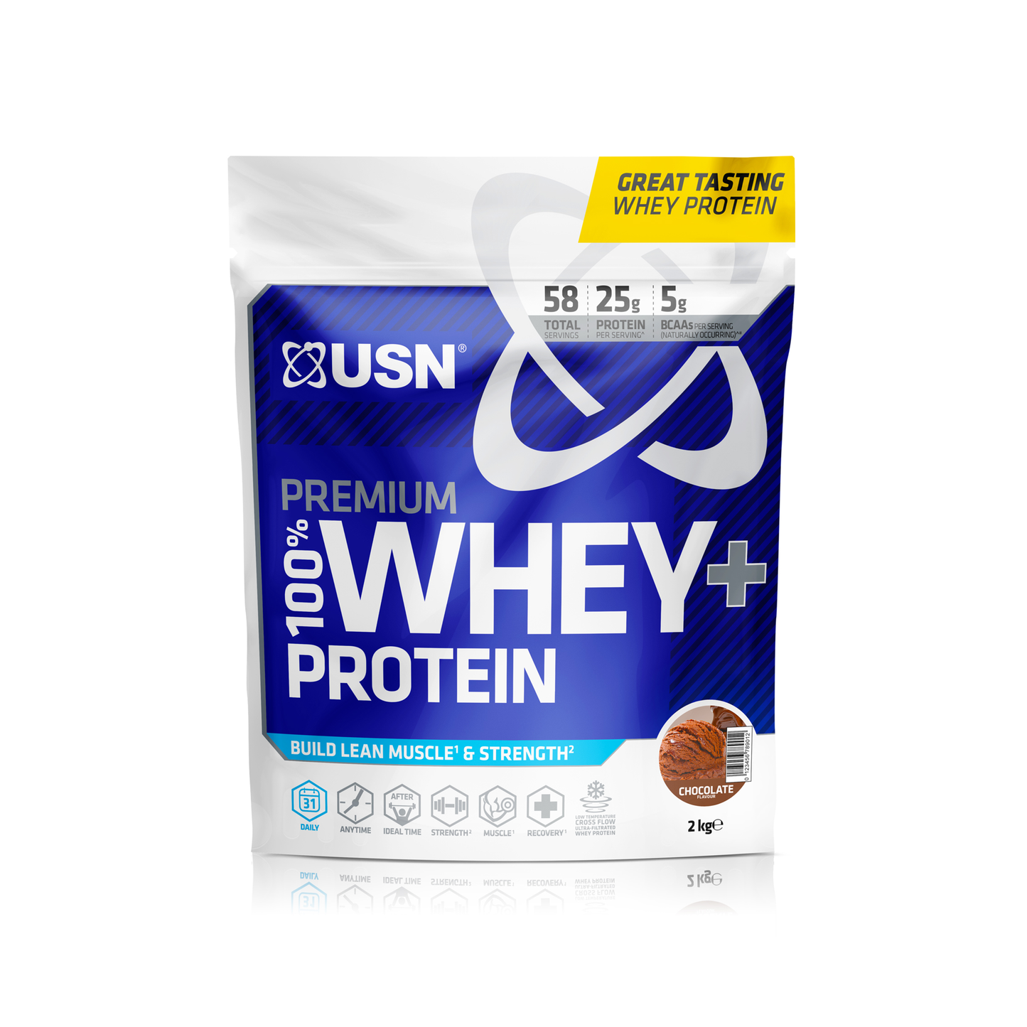 100% Premium Whey Bag 2kg