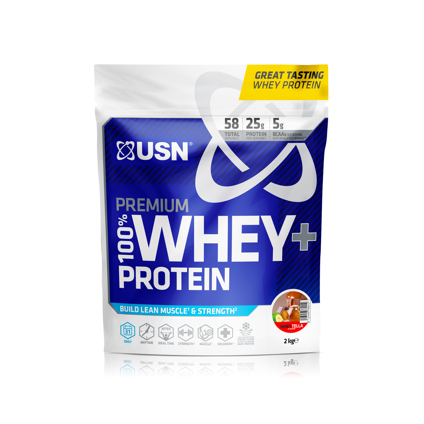 100% Premium Whey Bag 2kg