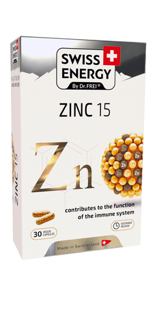 Swiss energy zinc 15mg,blister, n30
