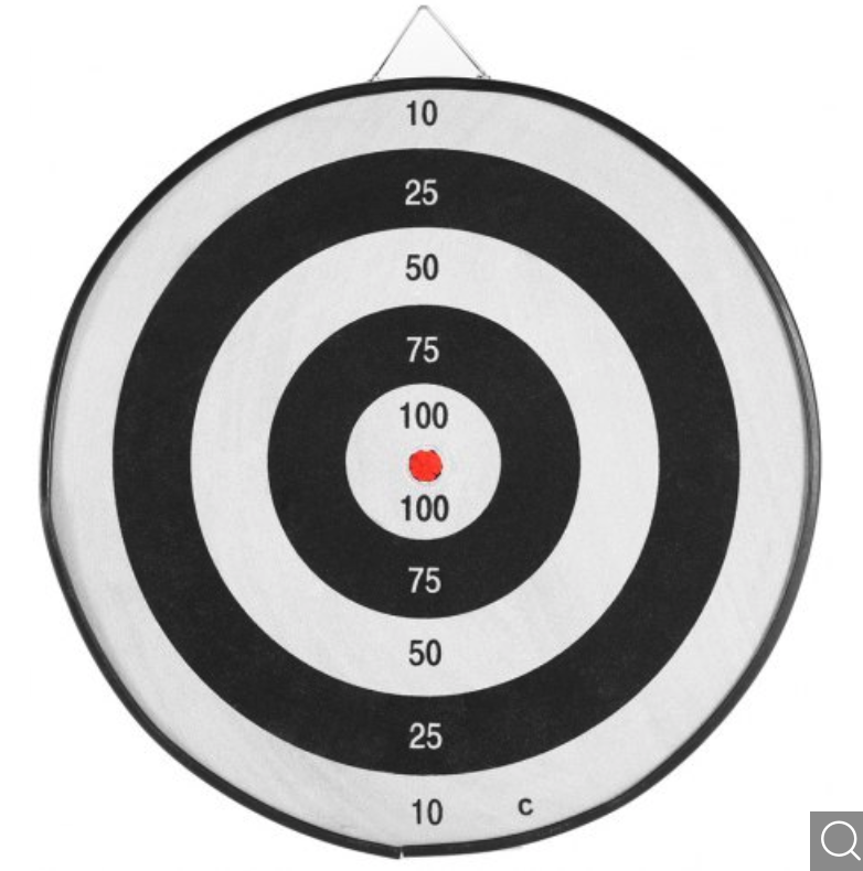 Dartboard joerex 12-inch flocking dartboard