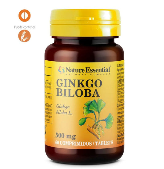 Ginkgo biloba 500 mg. 60 tablets.