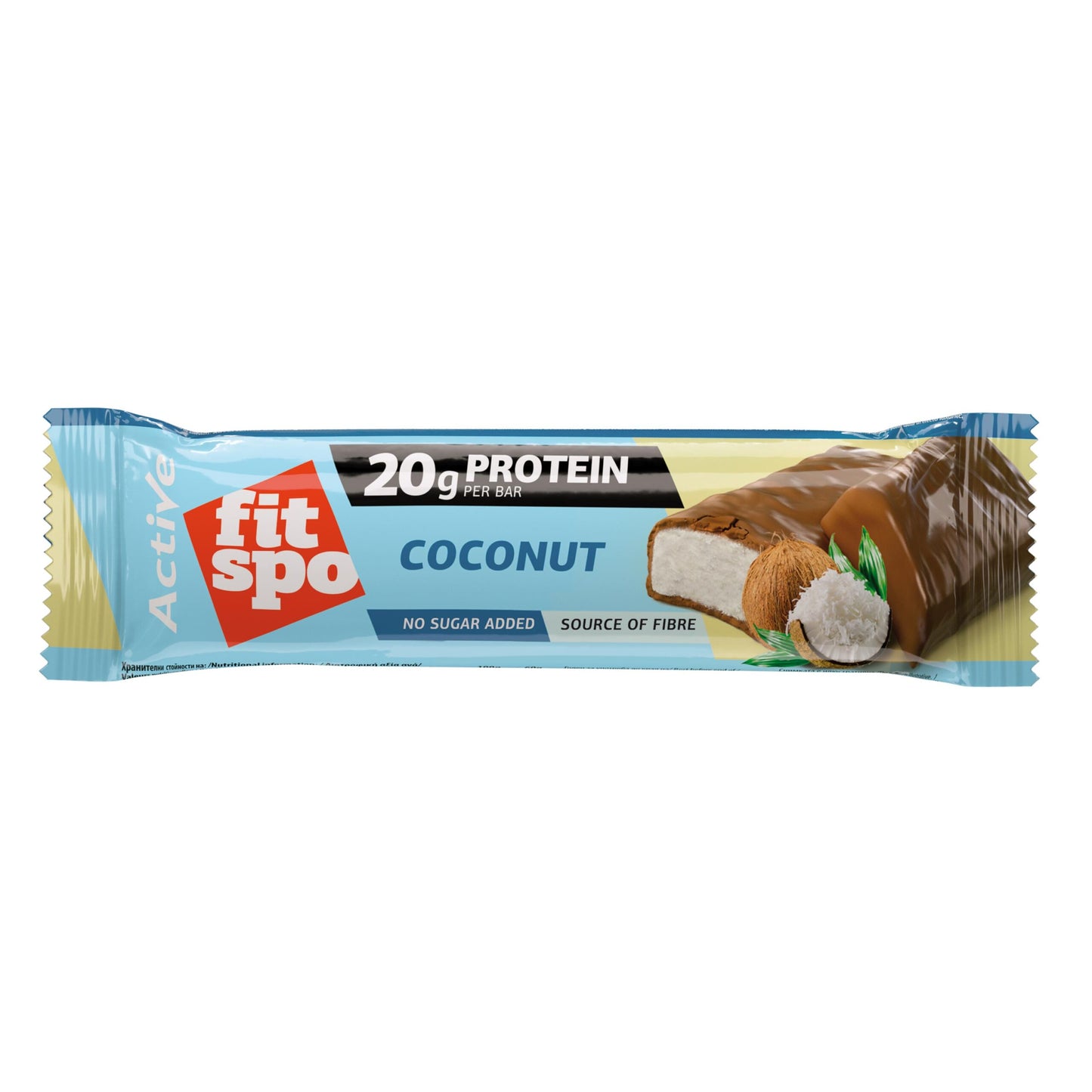 Protein bar FitSpo Active 20g protein, 60 g
