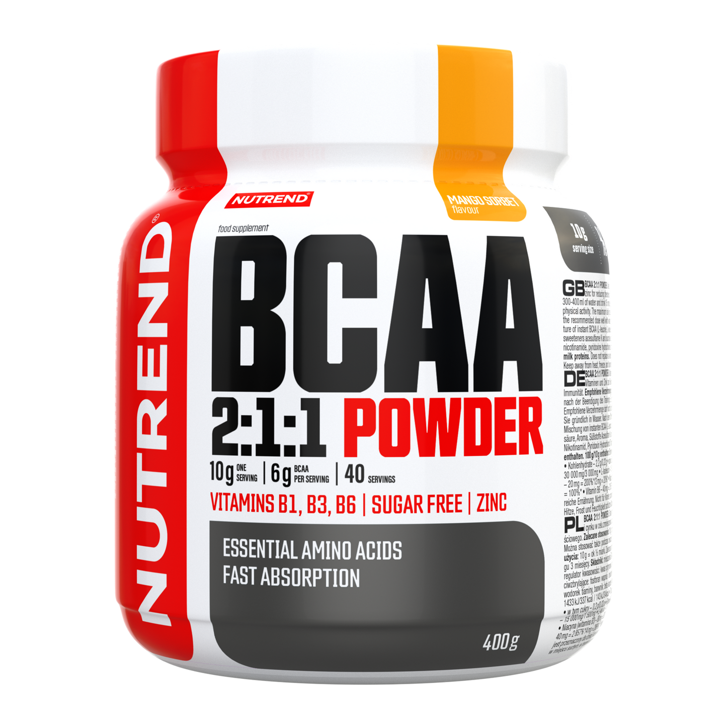 Bcaa 2:1:1 powder, 400 g