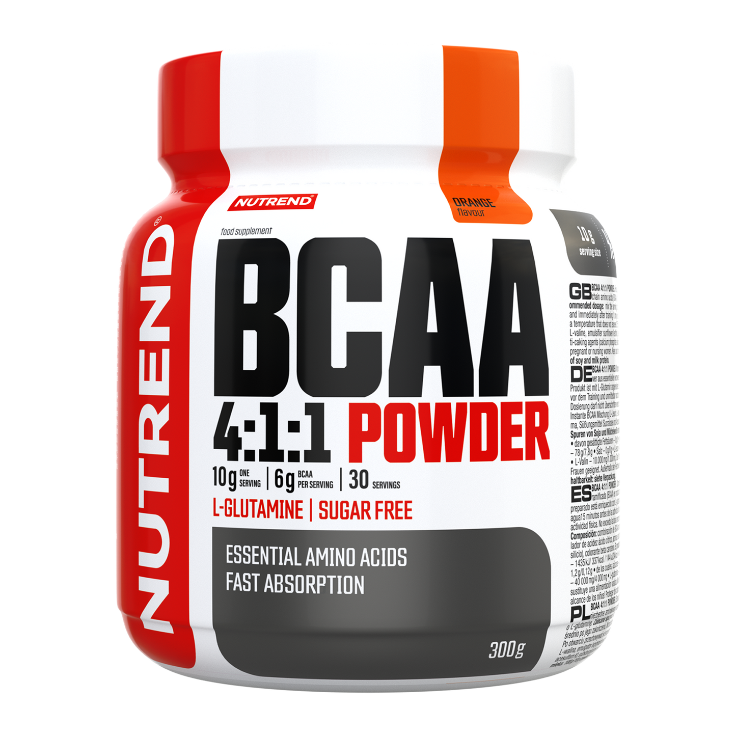 Nt bcaa 4:1:1 powder, 300 g, orange