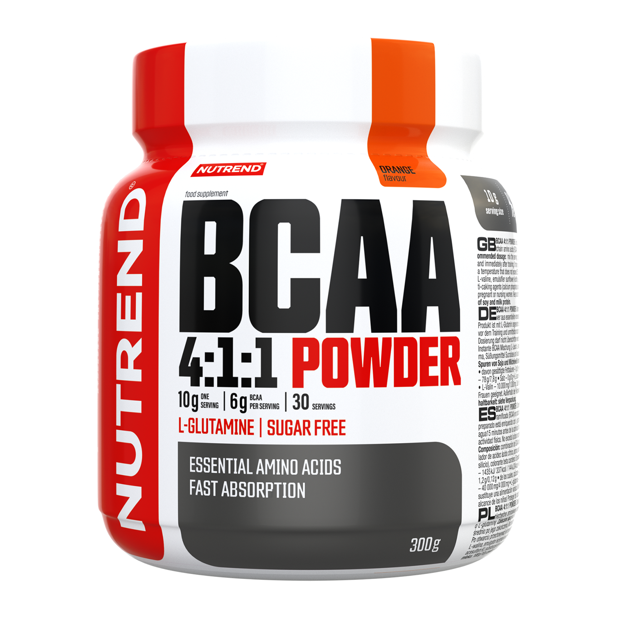 BCAA 4:1:1 powder, 300 g, orange