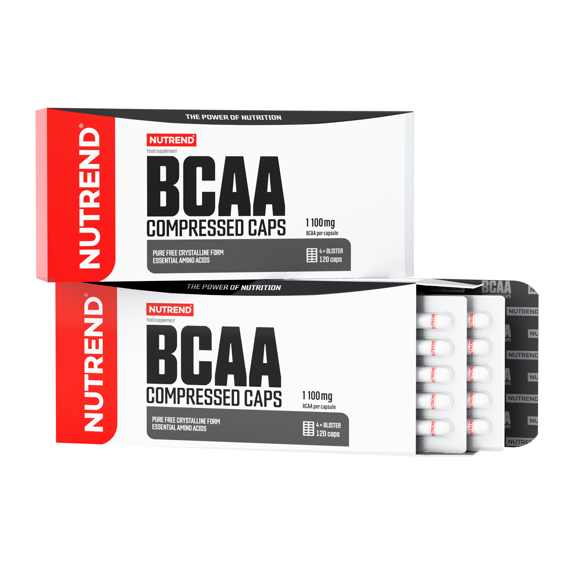 Bcaa compressed caps, 120 caps
