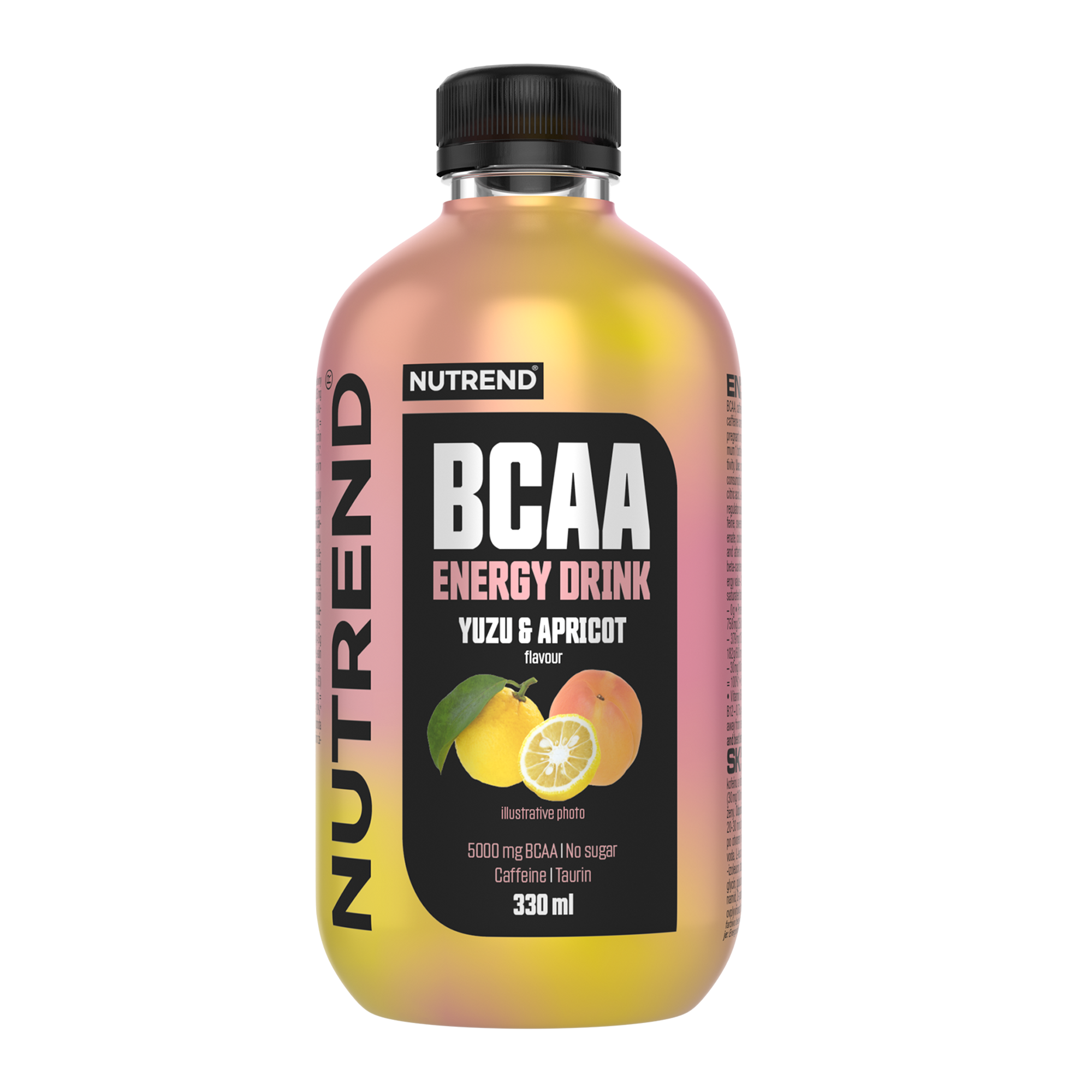 Bcaa energy drink, 330ml, yuzu+apricot