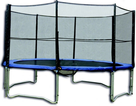 Батут Spartan 396 см с сеткой, безопасные прыжки