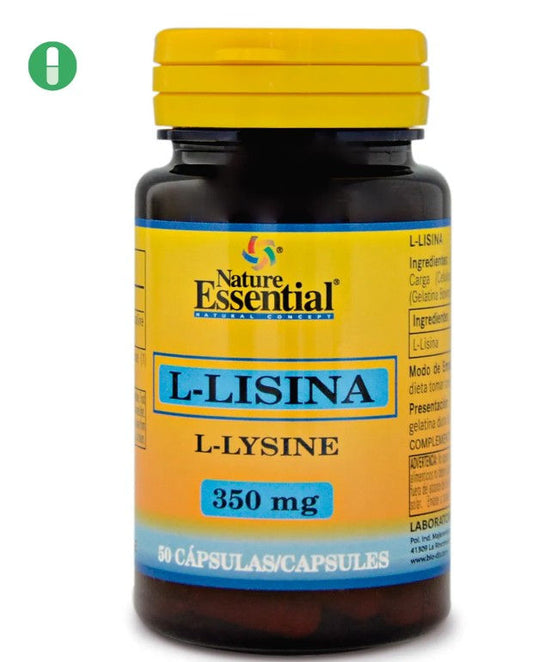 L-lysine 350 mg. 50 caps.