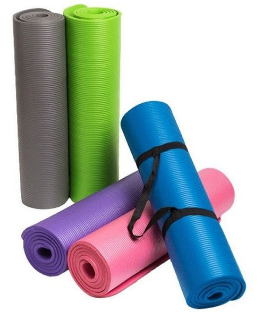 Коврик для йоги и фитнеса, 181х61 см, нескользящий
