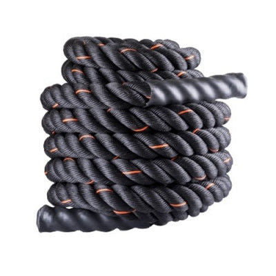 Frânghie fitness battle rope-black-12m