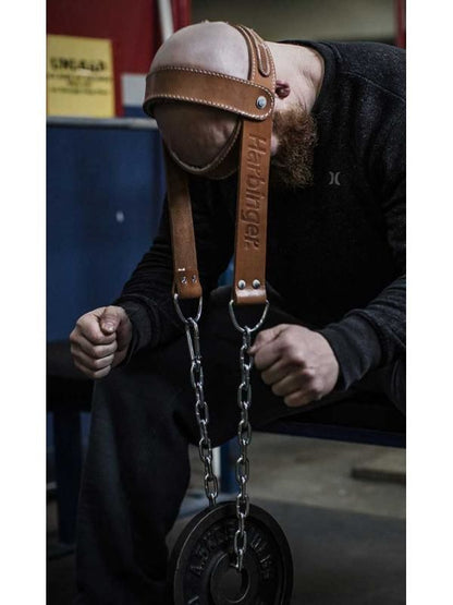 Leather head harness