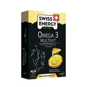 Swiss energy omega-3 multivit, capsule n30
