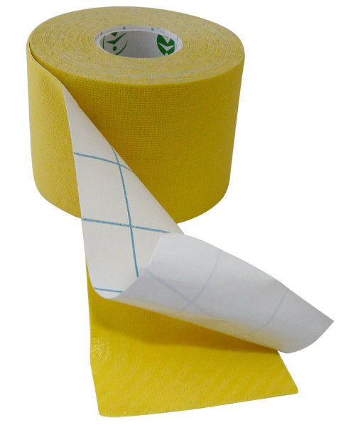 Кинезио тайп k-phyto kinetik tape yellow 5 см/ 5 m