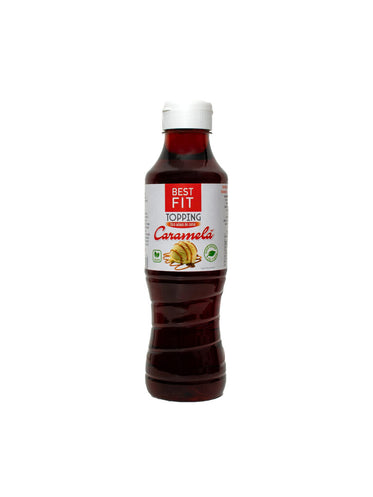 Topping cu aroma de Caramele Best Fit fara adaos de zahar, cu indulcitor 980 gr