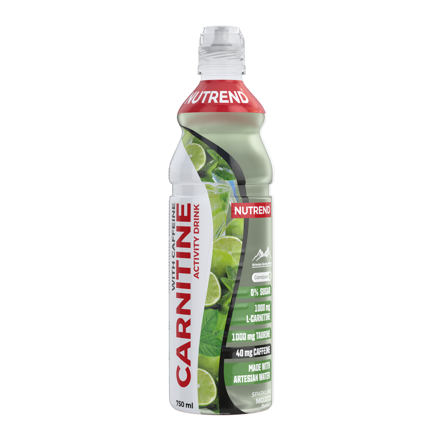 Nt carnitine activity drink with caffeine, 750 ml mojito