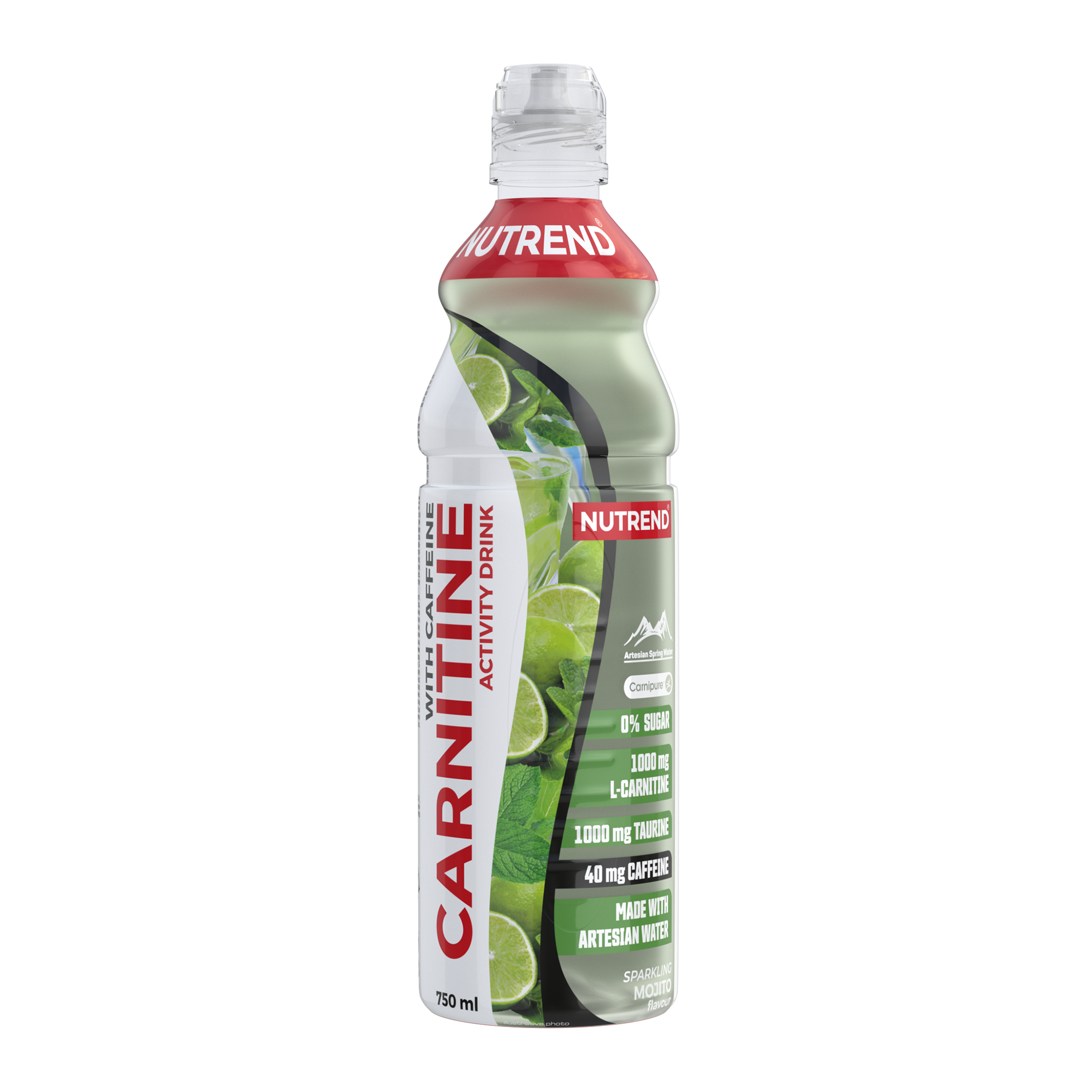Carnitine activity drink with caffeine, 750 ml